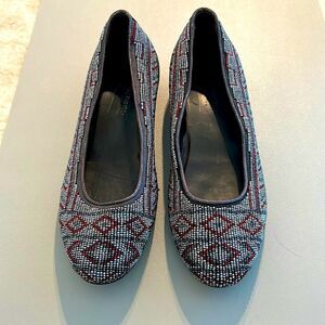 Donald Pliner Beaded Ballet Flats 7.5
